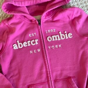 ABERCROMBIE KIDS girls zipped hoodie - size XL